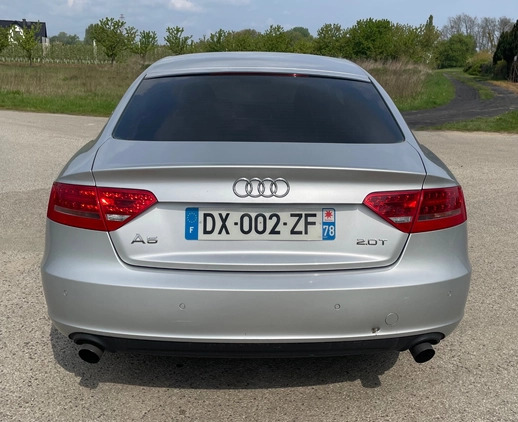 Audi A5 cena 23800 przebieg: 218000, rok produkcji 2010 z Warszawa małe 79